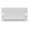 Painel com Suporte TV 65 Polegadas e 2 Leds Vegas Premium Multimóveis Branco - 7