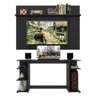 Mesa Gamer com Painel e Suporte TV 55 Polegadas Guilda Plus Multimóveis Preta - 5