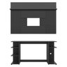 Mesa Gamer com Painel e Suporte TV 55 Polegadas Guilda Plus Multimóveis Preta - 6