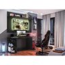 Mesa Gamer com Painel e Suporte TV 55 Polegadas Guilda Plus Multimóveis Preta - 7
