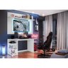Mesa Gamer com Painel Tv 55 Polegadas e Prateleira Guilda Plus Multimóveis Branco/madeirado - 7