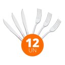 Ver imagem 1 de KIT - Jogo de Faca e Garfo Buzios 12 Peças em Aço Inox IBAG - Tramontina