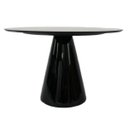 Ver imagem 2 de Mesa de Jantar Cone 70cm Laqueada - Preto