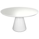 Ver imagem 1 de Mesa de Jantar Cone 70cm Laqueada - Branco