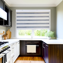 Ver imagem 7 de Persiana Rolo Duplo Tecido Zebra Linho 160 (l) X 220 (a) Double Vision C/ Bandô e Kit Instalação