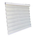 Ver imagem 2 de Persiana Rolo Duplo Tecido Zebra Linho 160 (l) X 220 (a) Double Vision C/ Bandô e Kit Instalação