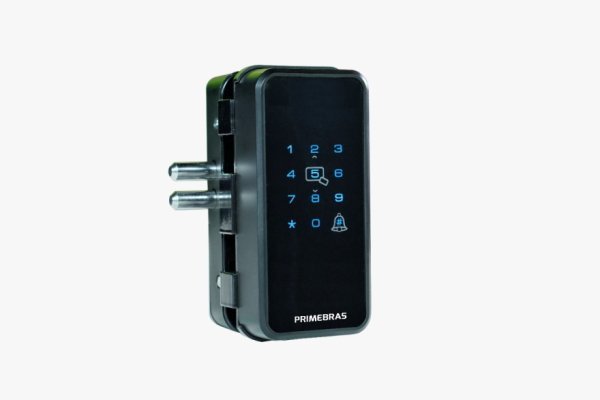 Fechadura Digital Eletrônica Primebras P3002 de Sobrepor para Porta de Madeira com Senha + Tag
