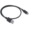 Cabo Usb a 2.0 para Usb Tipo-c para Celular Smartphone 50cm Preto Puacp-05 Pcyes - 6