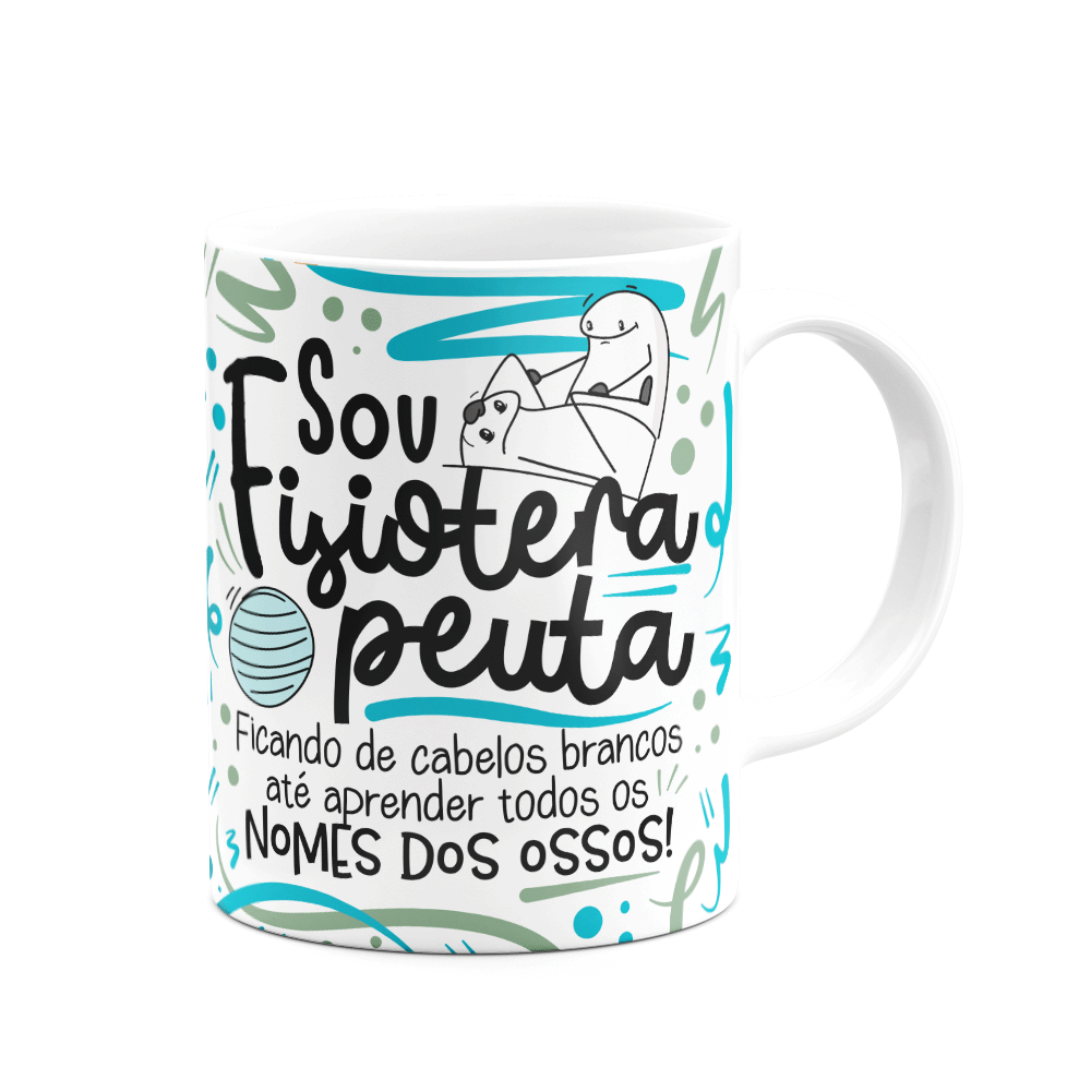 Caneca Flork Profissões - Sou Fisioterapeuta - 2