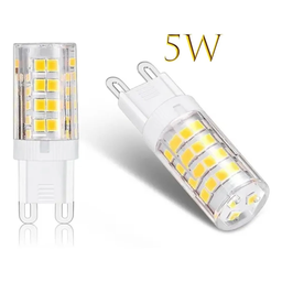Kit 10 Lâmpada Led G9 Halopin 5w 33 Led Branco Quente Cozinha Banheiro Arandela - 2