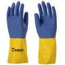 Luva Látex Neoprene 08 M Azul/Amarela Imbat - 1