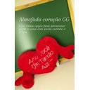 Ver imagem 2 de Almofada Coração Gg Te Amo Um Tantão Assim 55Cm Brumar