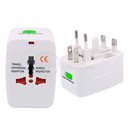 Ver imagem 1 de Adaptador Tomada Universal Padrão 150 Países Uk Europa Eua Asia Viagem Bivolt 110/220 Bivolt Aio