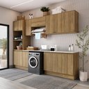 Ver imagem 1 de Lavanderia Modulada Kappesberg Celeste 9 Peças Nogueira 310,5cm