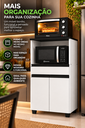 Ver imagem 3 de Balcão Multiuso Forno e Micro-Ondas Organizador de Cozinha