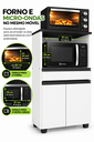 Ver imagem 5 de Balcão Multiuso Forno e Micro-Ondas Organizador de Cozinha