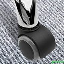 Ver imagem 2 de Kit 5 Rodinhas Cadeira Escritório Luvinco Antirisco Rodízio Resistente Silicone Pu
