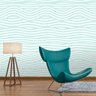 Papel de Parede Linhas Onduladas 2 Arte Destaque 1,50 Metros - 1