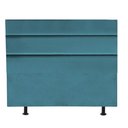 Ver imagem 2 de Cabeceira Estofada Cama Box King 195cm Argentina Corino Azul Turquesa- Mabe Magazine