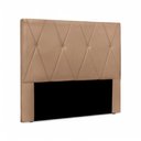 Ver imagem 1 de Cabeceira Elisa Casal 140cm Fixação no Box Mdf-mdp Suede Creme Loja Sheep