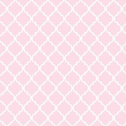 Papel de Parede Infantil Rosa Grade + Cola | 181126 - 1