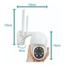 Câmera Segurança Segue Detector Movimento Wifi Áudio Infravermelho 1080P Jortan Jt-8170Qj - 3