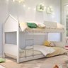 Cama Beliche Casa Branca Montessoriana - 1