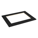Ver imagem 1 de Tampo Mdp de 75 Cm para Cooktop com Recorte de 4 Bocas Preto