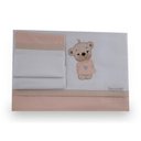 Ver imagem 2 de Conjunto de Lençol de Berço Ursa rosa Feminino