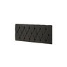 Cabeceira de Cama Box Classic Casal 140x55cm Corino Preto - Móveis Madeira - 1