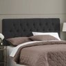 Cabeceira de Cama Box Classic Casal 140x55cm Corino Preto - Móveis Madeira - 2