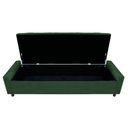 Ver imagem 5 de Kit Cabeceira e Calçadeira Baú King Everest P02 195cm para Cama Box Suede - Doce Sonho Móveis