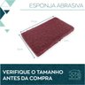 Esponja Mágica Abrasiva Limpeza Pesada Bucha Palha 9x13 - 2