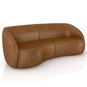 Ver imagem 2 de Sofá 4 Lugares para Sala Living Orgânico 240cm Eron M03 Couríssimo Whisky - Lyam Decor