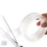 Fita Mágica Dupla Face Nano Tape Transparente Gel Parede 2m - 5