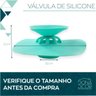 Ralo Silicone Banheiro Cozinha Tanque Tampa Veda Cheiro Pia: Verde Água - 2
