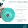 Ralo Silicone Banheiro Cozinha Tanque Tampa Veda Cheiro Pia: Verde Água - 5