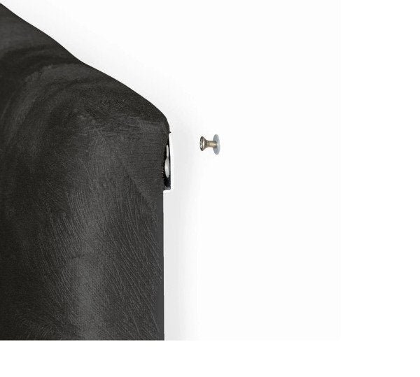 Cabeceira de Cama Box Classic Casal 140CmX55Cm Corino Preto - Móveis Madeira - 7