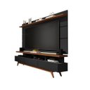 Ver imagem 1 de Rack com Painel Vivare 180cm Wood Black/Freijo-Germai Móveis