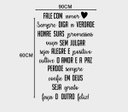 Ver imagem 3 de Adesivo Parede Quarto Frase Fale Com Amor Seja Grato Perdoe