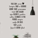 Ver imagem 1 de Adesivo Parede Quarto Frase Fale Com Amor Seja Grato Perdoe