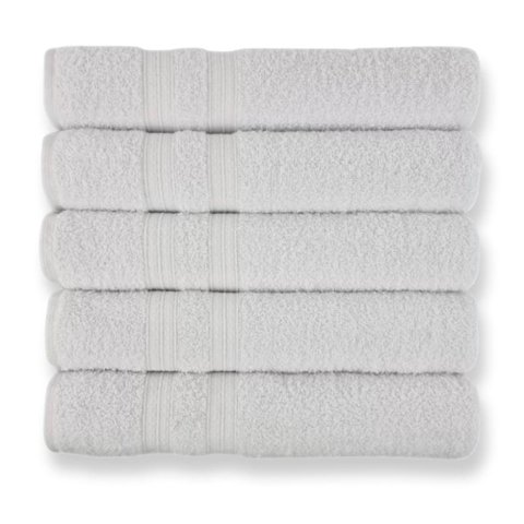 Kit 5 Toalhas de Banho para Hoteis Super Grossa Felpuda e Macias 100% Algodão Beka Luxo Branco