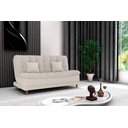 Ver imagem 2 de Sofá Cama Duda Veludo Bege Matrix Sala Premium Original 3 Lugares