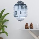 Ver imagem 3 de Espelho Decorativo em Acrílico Veneziano Moderno Sala Quarto Banheiro 60x40cm