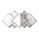 Ver imagem 1 de Espelho Decorativo Acrílico Sala Quarto Geometrico 7 Peças