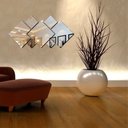 Ver imagem 4 de Espelho Decorativo em Acrílico 7 Peças Quarto Sala 100x45 cm