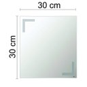 Ver imagem 2 de Espelho Decorativo Vidro Quadrado 30x30cm Sala Banheiro Lapidado