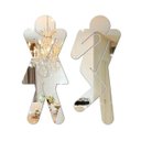 Ver imagem 1 de Espelho para Decoração para Porta Banheiro Bar Restaurante Festa