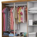 Ver imagem 4 de Guarda Roupa Casal A22 6 Portas 2 Gavetas Com Espelho Carioca Móveis