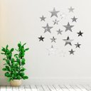 Ver imagem 2 de Espelho Decorativo Estrelas 12 Peças em Acrílico Espelhado